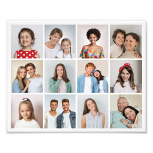 Crea tu propio collage de 12 fotos ampliadas