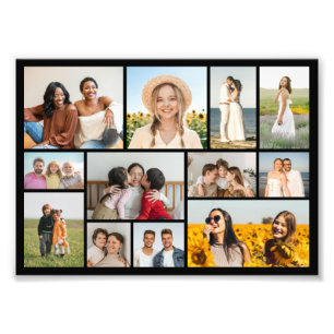 Crea tu propio collage de 12 fotos ampliadas