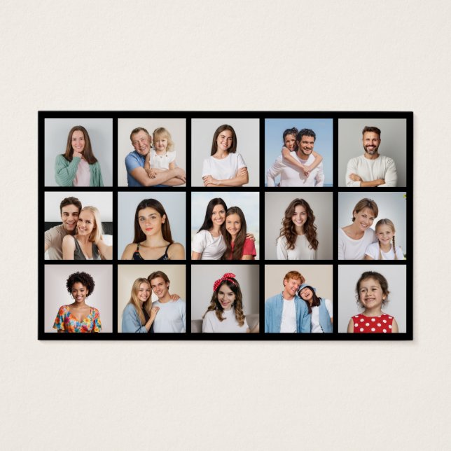 Crea tu propio collage de 15 fotos (Anverso)