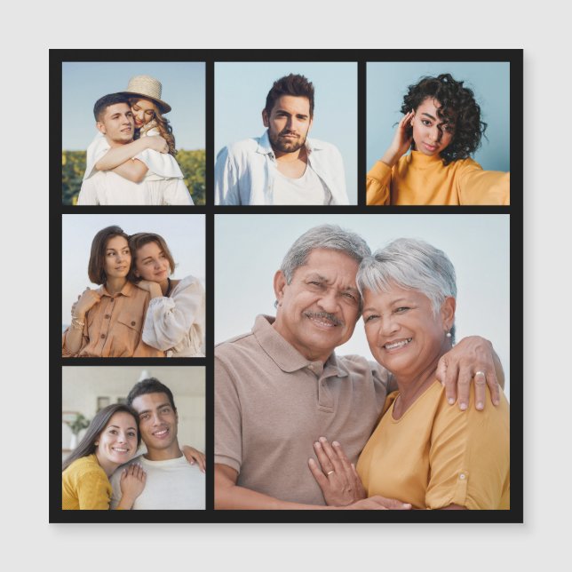 Crea tu propio collage de 6 fotos (Anverso)