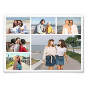 Crea tu propio collage de 6 fotos ampliadas