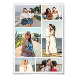 Crea tu propio collage de 6 fotos ampliadas