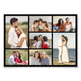 Crea tu propio collage de 7 fotos ampliadas