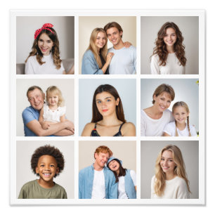 Crea tu propio collage de 9 fotos ampliadas