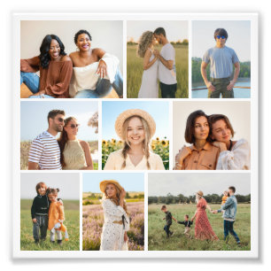 Crea tu propio collage de 9 fotos ampliadas