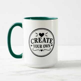 Crea tu propio combo de dos tonos de taza de café