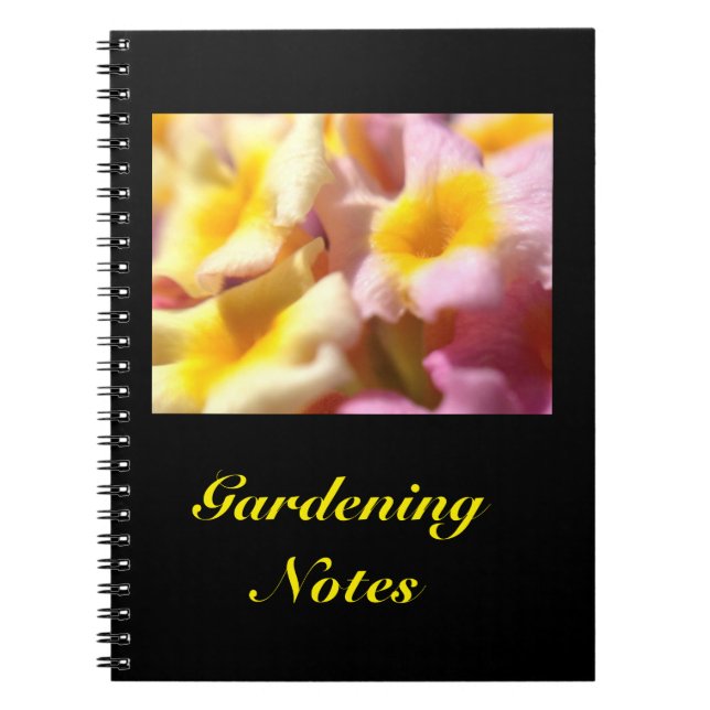 Crea tu propio cuaderno de jardinería (Frente)