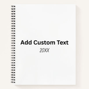 Crea tu propio cuaderno de tapa blanda de 8,5" x 1