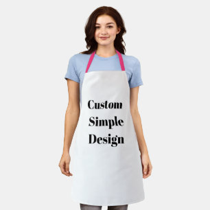 Crea Tu Propio Delantal Con Diseño Simple Personal