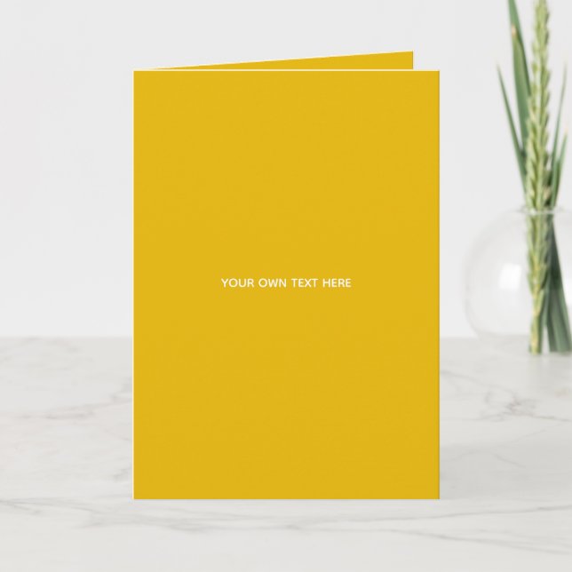 Crea tu propio diseño amarillo personalizado (Anverso)