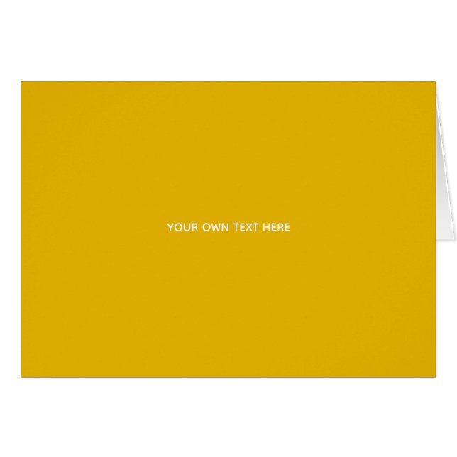 Crea tu propio diseño amarillo personalizado (Anverso (Horizontal))