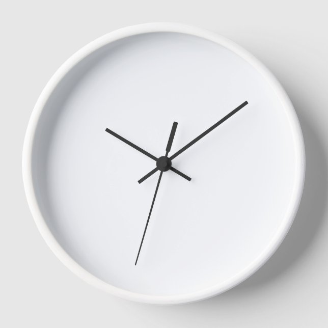Crea tu propio diseño de reloj de pared con marco  (Anverso)