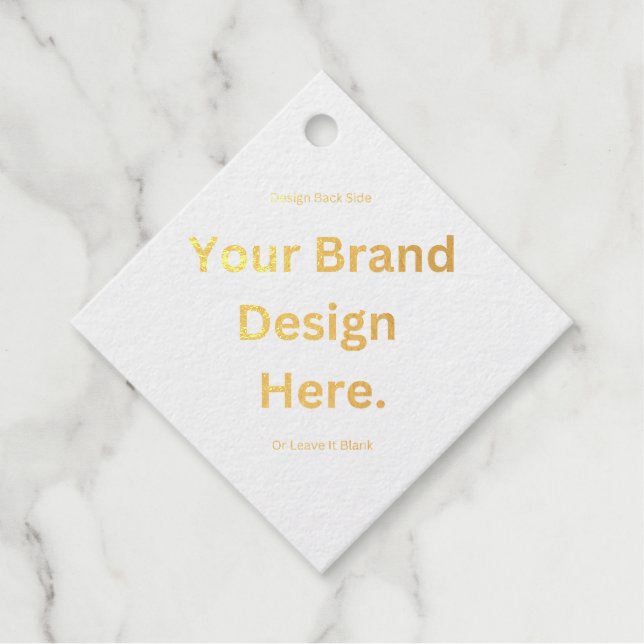 Crea tu propio diseño e imprime etiqueta de favor  (Anverso)