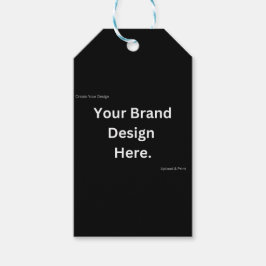 Crea tu propio diseño e imprime etiqueta de regalo