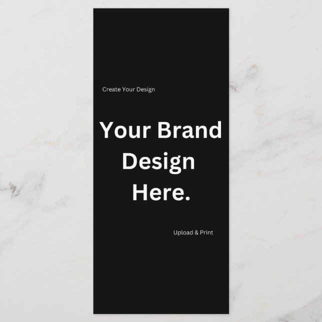 Crea tu Propio Diseño e Imprime Menú Plano (Anverso)