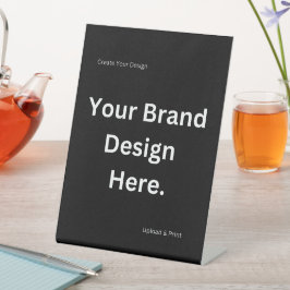 Crea tu propio diseño e imprime señal de pedestal