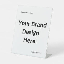 Crea tu propio diseño e imprime señal de pedestal
