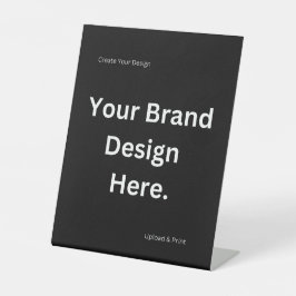 Crea tu propio diseño e imprime señal de pedestal
