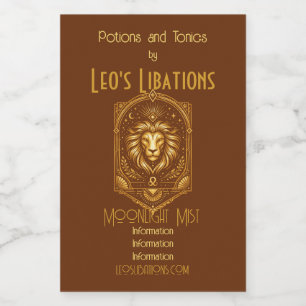 Crea Tu Propio Elegante Leo Art Déco de Oro