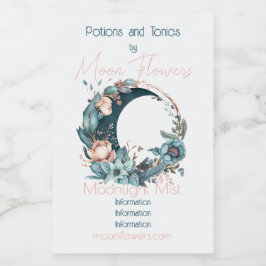 Crea tu propio floral lunar en color turquesa y me