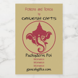 Crea tu propio Ganesh Rojo y Oro