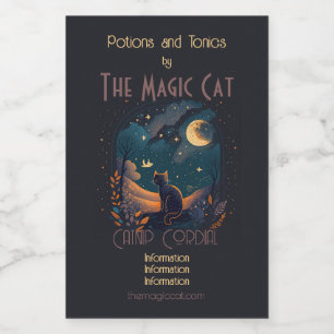 Crea tu propio gato místico y escénico negro