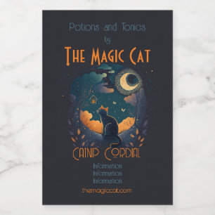 Crea tu propio gato negro místico y sus propios pá