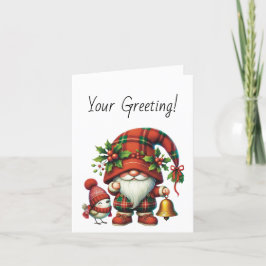 Crea tu propio Gnome de navidad