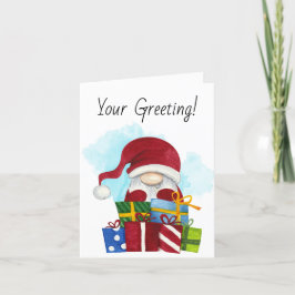 Crea tu propio Gnome de navidad y regalos