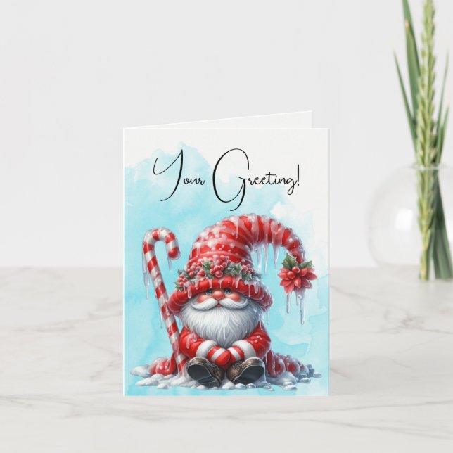 Crea tu propio gnomo de Navidad alegre con aroma a (Anverso)