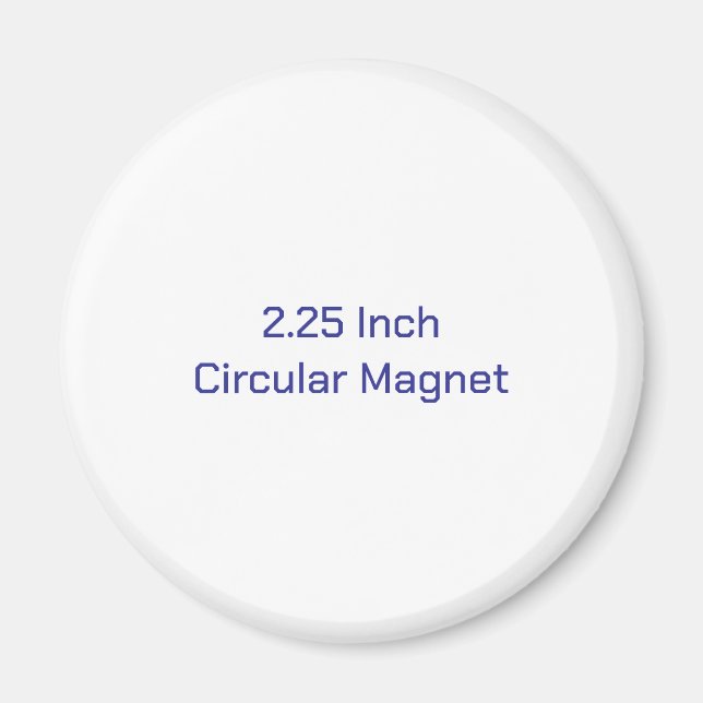Crea tu propio imán circular de 2¼ (Frente)