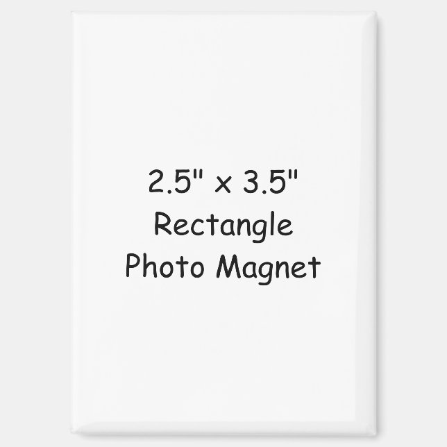 Crea tu propio imán de foto rectangular (Anverso)