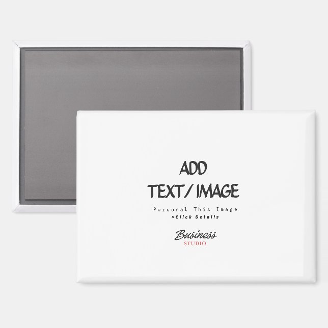 Crea tu propio imán rectangular de 3,5" x 2,5" (Anverso/Reverso)