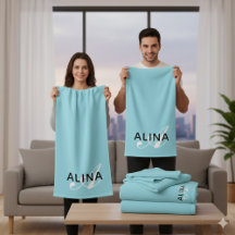 Crea tu propio juego de toallas de baño con monogr