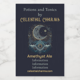 Crea tu propio lunar geométrico celeste