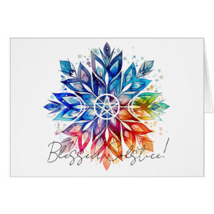 Crea Tu Propio Mandala de Copo de Nieve del Solsti