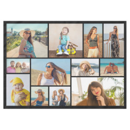Crea tu propio mantel de 12 Collages de fotos