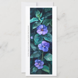 Crea tu propio marcador de violetas africanas pint