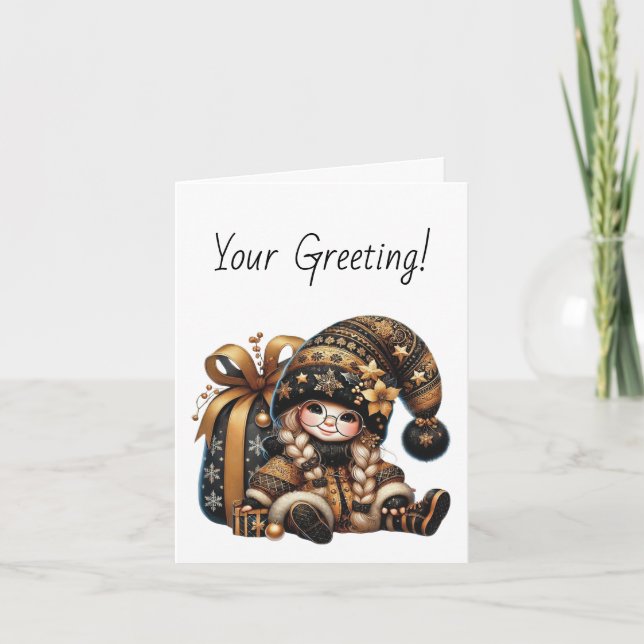 Crea tu propio Navidad mágico Gnome Dack (Anverso)