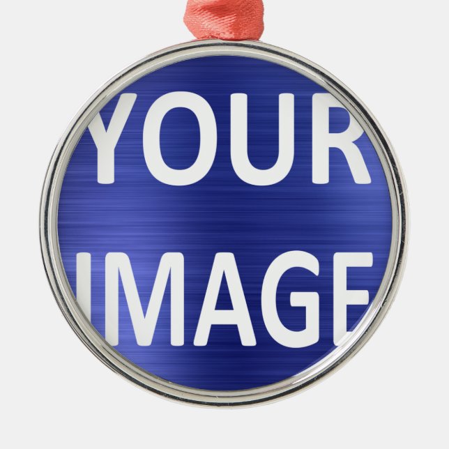 Crea tu propio ornamento de cerámica de fotografía (Frente)