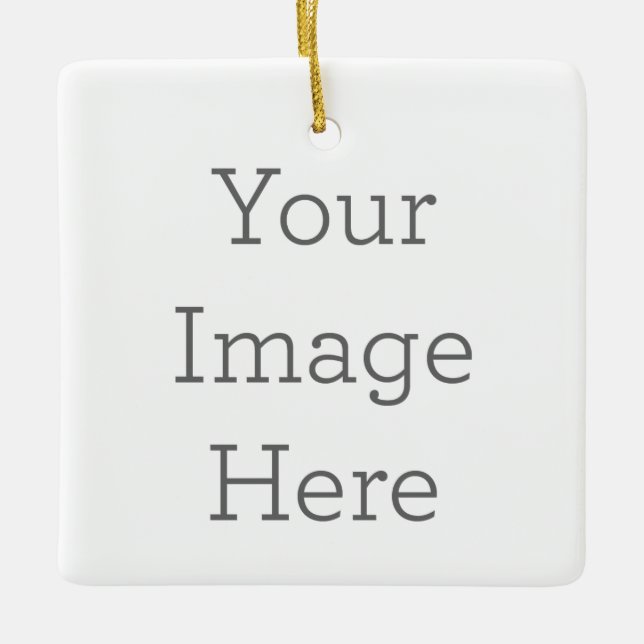 Adorno cerámico cuadradp (Anverso)