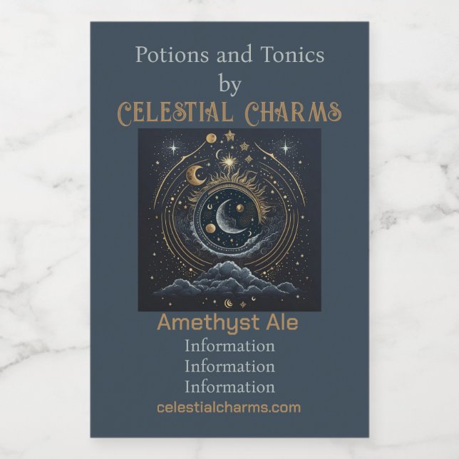 Crea tu propio paisaje celeste lunar (Etiqueta única)