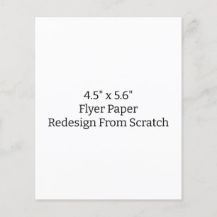 Crea tu propio papel de volantes de 4.5" x 5.6"