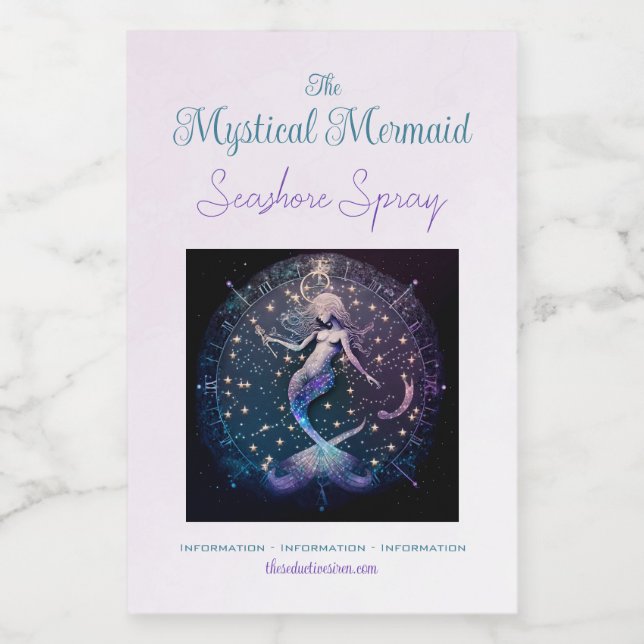 Crea tu propio paraíso de sirenas celestes mágicas (Etiqueta única)