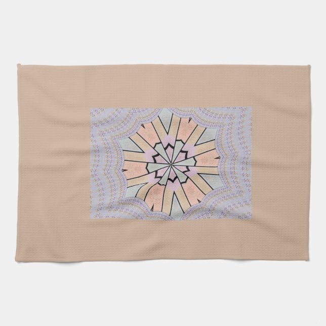 Crea tu propio patrón encantador toalla de cocina  (Horizontal)