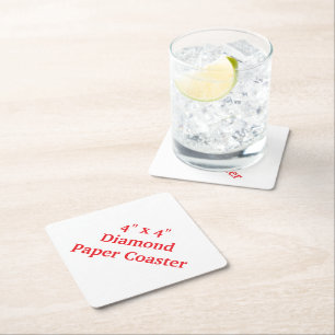 Crea tu propio posavasos de papel con diamante de