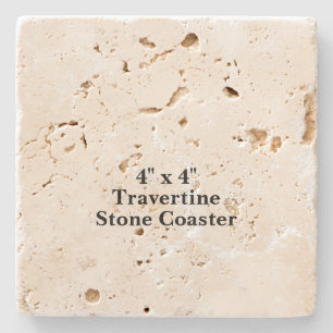 Crea tu propio posavasos de piedra travertina de 4