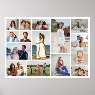 Crea tu propio póster de collage de 15 fotos
