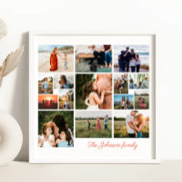 Crea tu propio póster de collage de 15 fotos