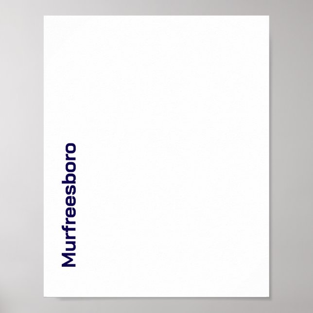 Crea tu propio póster mate (Frente)